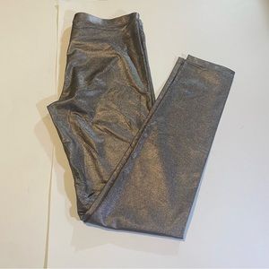 Forever 21 pewter leggings GUC SZ L, nylon elastane blend, very stretchy